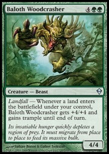 Baloth Woodcrasher⁣ - Zendikar⁣ (Uncommon)⁣ [157]