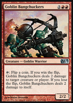 Goblin Bangchuckers⁣ - Magic 2012⁣ (Uncommon)⁣ [137]