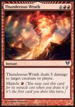 Thunderous Wrath⁣ - Avacyn Restored⁣ (Uncommon)⁣ [160]