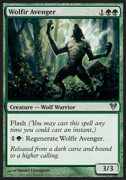 Wolfir Avenger⁣ - Avacyn Restored⁣ (Uncommon)⁣ [205]