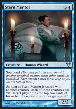 Stern Mentor⁣ - Avacyn Restored⁣ (Uncommon)⁣ [77]