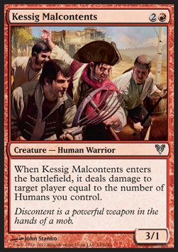 Kessig Malcontents⁣ - Avacyn Restored⁣ (Uncommon)⁣ [142]