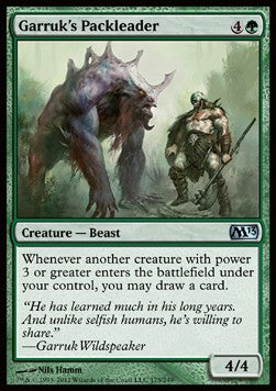 Garruk's Packleader⁣ - Magic 2013⁣ (Uncommon)⁣ [175]