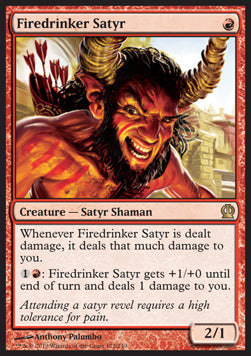 Firedrinker Satyr⁣ - Theros⁣ (Rare)⁣ [122]