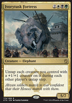 Ivorytusk Fortress⁣ - Khans of Tarkir⁣ (Rare)⁣ [179]