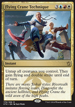 Flying Crane Technique⁣ - Khans of Tarkir⁣ (Rare)⁣ [176]