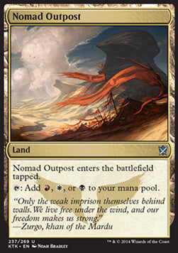 Nomad Outpost⁣ - Khans of Tarkir⁣ (Uncommon)⁣ [237]