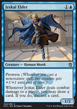 Jeskai Elder⁣ - Khans of Tarkir⁣ (Uncommon)⁣ [43]