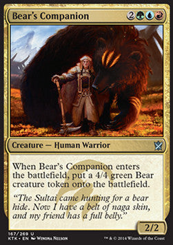 Bear's Companion⁣ - Khans of Tarkir⁣ (Uncommon)⁣ [167]