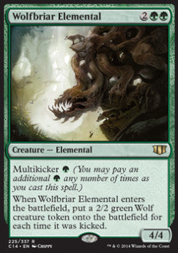 Wolfbriar Elemental⁣ - Commander 2014⁣ (Rare)⁣ [225]