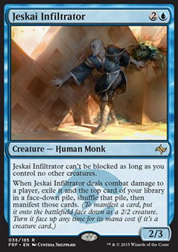 Jeskai Infiltrator⁣ - Fate Reforged⁣ (Rare)⁣ [36]