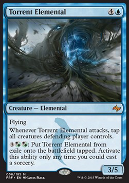 Torrent Elemental⁣ - Fate Reforged⁣ (Mythic)⁣ [56]