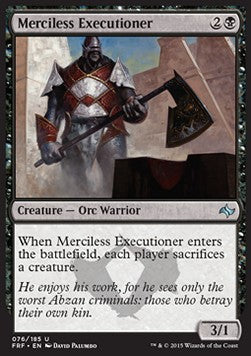 Merciless Executioner⁣ - Fate Reforged⁣ (Uncommon)⁣ [76]