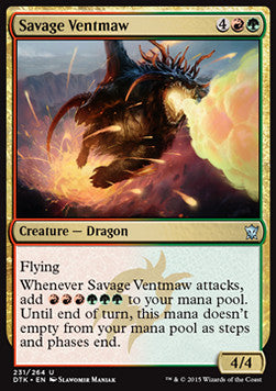 Savage Ventmaw⁣ - Dragons of Tarkir⁣ (Uncommon)⁣ [231]