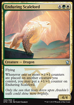 Enduring Scalelord⁣ - Dragons of Tarkir⁣ (Uncommon)⁣ [222]