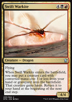 Swift Warkite⁣ - Dragons of Tarkir⁣ (Uncommon)⁣ [233]