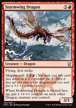 Stormwing Dragon⁣ - Dragons of Tarkir⁣ (Uncommon)⁣ [159]