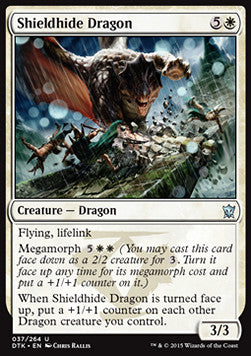 Shieldhide Dragon⁣ - Dragons of Tarkir⁣ (Uncommon)⁣ [37]