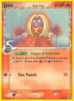 Jynx δ Delta Species⁣ - EX Dragon Frontiers⁣ (Rare)⁣ [17]