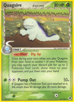 Quagsire δ Delta Species⁣ - EX Dragon Frontiers⁣ (Rare)⁣ [21]