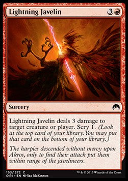 Lightning Javelin⁣ - Magic Origins⁣ (Common)⁣ [153]