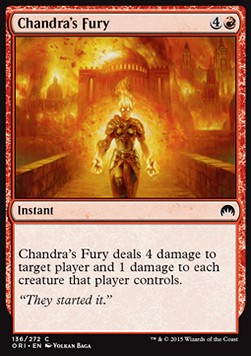 Chandra's Fury⁣ - Magic Origins⁣ (Common)⁣ [136]