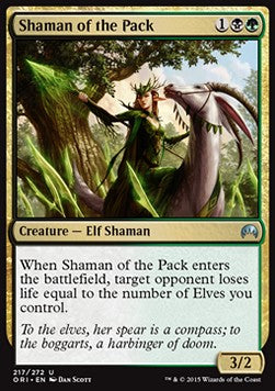 Shaman of the Pack⁣ - Magic Origins⁣ (Uncommon)⁣ [217]