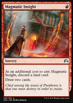 Magmatic Insight⁣ - Magic Origins⁣ (Uncommon)⁣ [155]