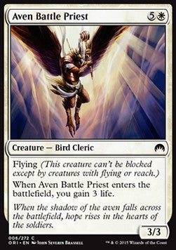 Aven Battle Priest⁣ - Magic Origins⁣ (Common)⁣ [6]