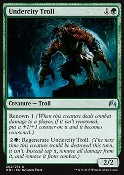 Undercity Troll⁣ - Magic Origins⁣ (Uncommon)⁣ [202]