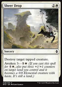 Sheer Drop⁣ - Battle for Zendikar⁣ (Common)⁣ [48]