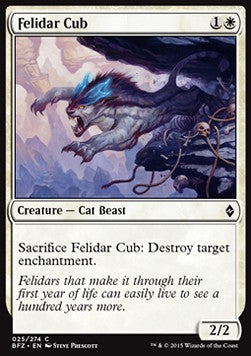 Felidar Cub⁣ - Battle for Zendikar⁣ (Common)⁣ [25]