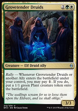 Grovetender Druids⁣ - Battle for Zendikar⁣ (Uncommon)⁣ [212]