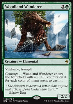 Woodland Wanderer⁣ - Battle for Zendikar⁣ (Rare)⁣ [198]