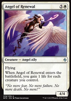 Angel of Renewal⁣ - Battle for Zendikar⁣ (Uncommon)⁣ [18]