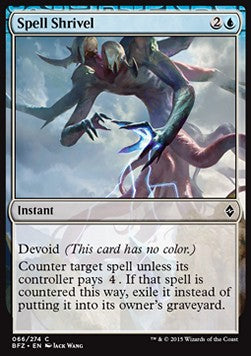 Spell Shrivel⁣ - Battle for Zendikar⁣ (Common)⁣ [66]