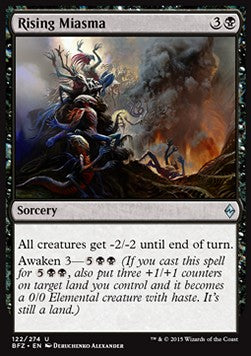 Rising Miasma⁣ - Battle for Zendikar⁣ (Uncommon)⁣ [122]