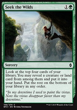 Seek the Wilds⁣ - Battle for Zendikar⁣ (Common)⁣ [189]