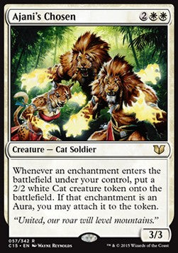 Ajani's Chosen⁣ - Commander 2015⁣ (Rare)⁣ [57]