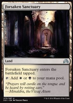 Forsaken Sanctuary⁣ - Shadows over Innistrad⁣ (Uncommon)⁣ [273]