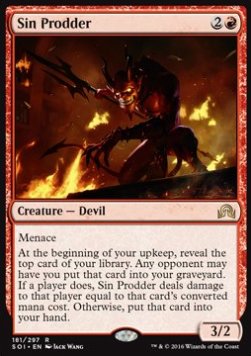 Sin Prodder⁣ - Shadows over Innistrad⁣ (Rare)⁣ [181]