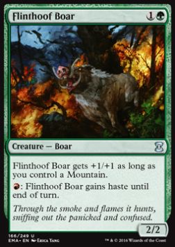 Flinthoof Boar⁣ - Eternal Masters⁣ (Uncommon)⁣ [166]