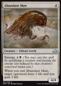 Abundant Maw⁣ - Eldritch Moon⁣ (Uncommon)⁣ [1]