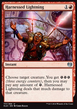 Harnessed Lightning⁣ - Kaladesh⁣ (Uncommon)⁣ [117]