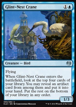 Glint-Nest Crane⁣ - Kaladesh⁣ (Uncommon)⁣ [50]