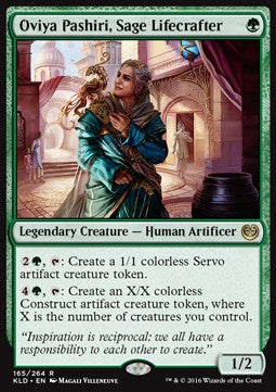 Oviya Pashiri, Sage Lifecrafter⁣ - Kaladesh⁣ (Rare)⁣ [165]