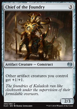 Chief of the Foundry⁣ - Kaladesh⁣ (Uncommon)⁣ [200]