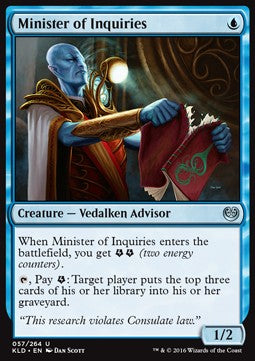 Minister of Inquiries⁣ - Kaladesh⁣ (Uncommon)⁣ [57]