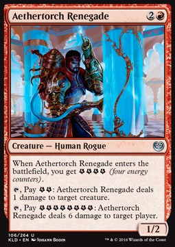 Aethertorch Renegade⁣ - Kaladesh⁣ (Uncommon)⁣ [106]