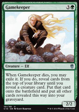 Gamekeeper⁣ - Commander 2016⁣ (Uncommon)⁣ [151]